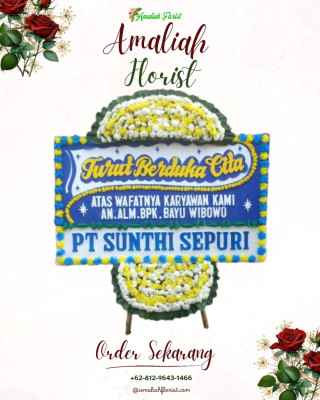 Papan Bunga Duka di Gaharu