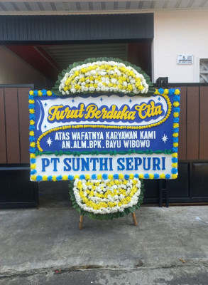 Papan Bunga Duka di Gaharu