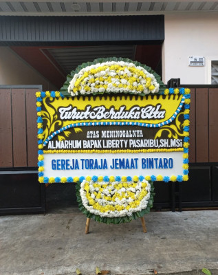 Papan Bunga Duka di Gaharu