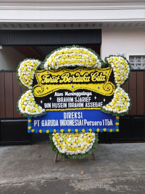 Papan Bunga Duka di Gaharu