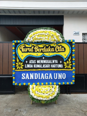 Papan Bunga Duka di Gaharu